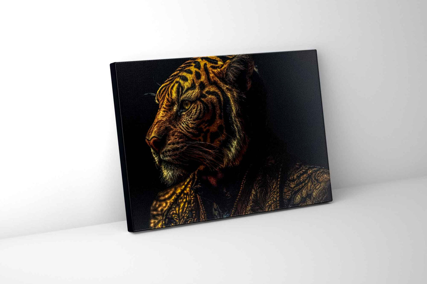 Wildlife Canvas-Emperor Tiger-Modern Art. by Gtaart.ca