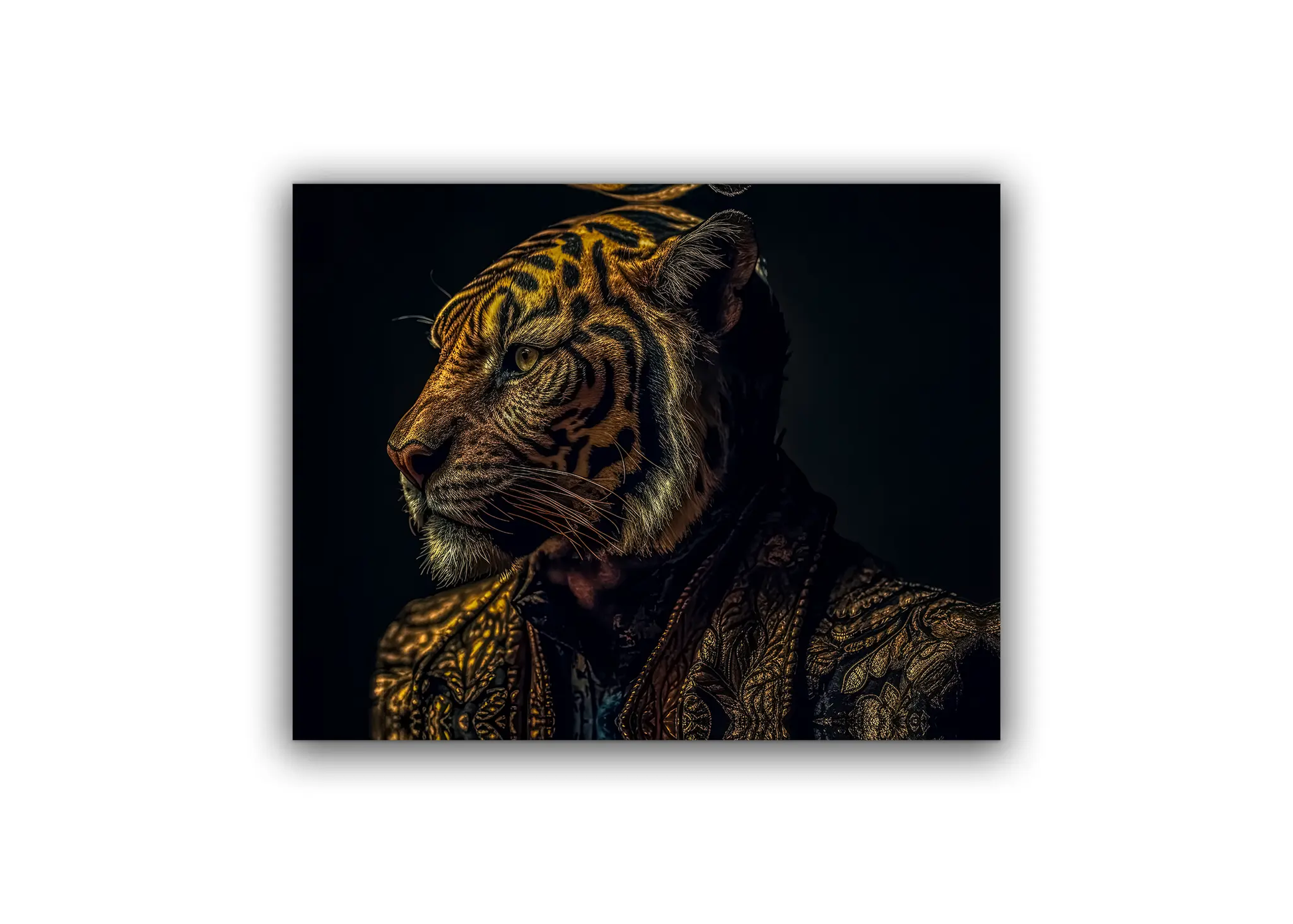 Wildlife Canvas-Emperor Tiger-Modern Art. by Gtaart.ca