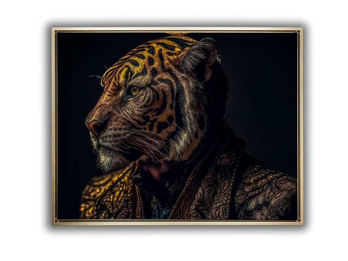 Wildlife Canvas-Emperor Tiger-Modern Art. by Gtaart.ca