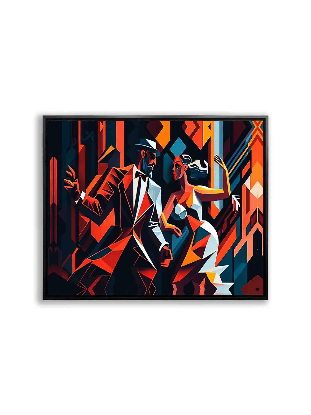 Canvas Wall Art-Tango in the city- Modern Art by Gtaart.ca