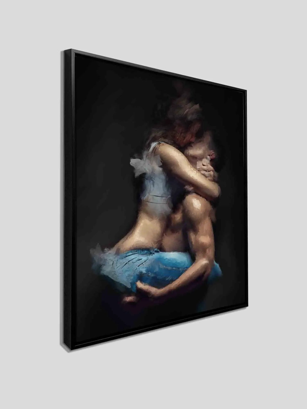 The couple in the shade. Canvas Wall Art. by Gtaart.ca