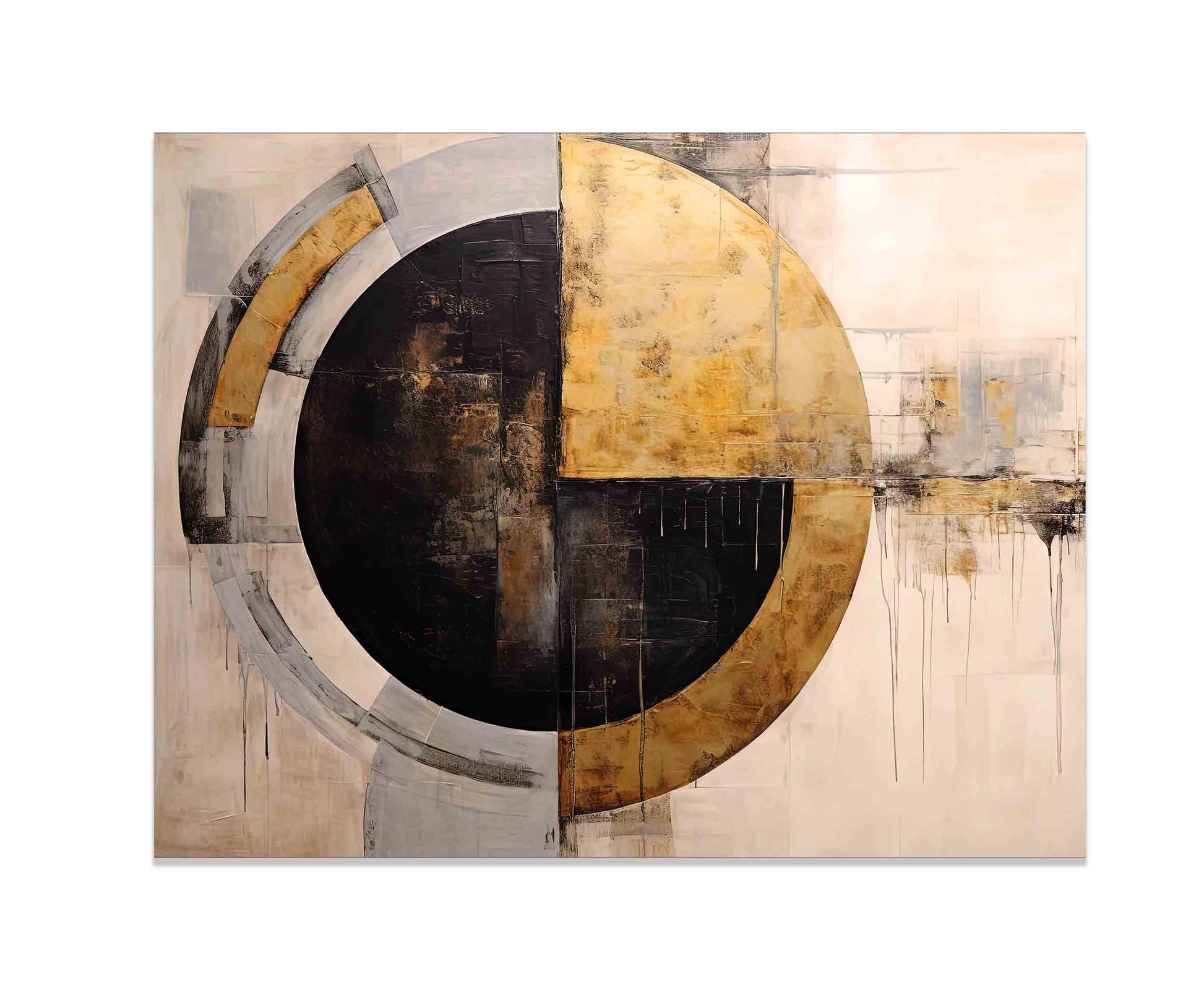 Abstract Sun -Canvas print- Modern Art by Gtaart.ca