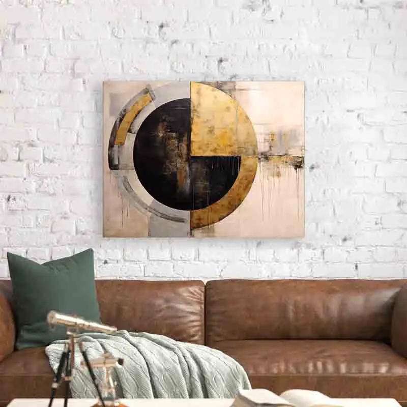 Abstract Sun -Canvas print- Modern Art by Gtaart.ca