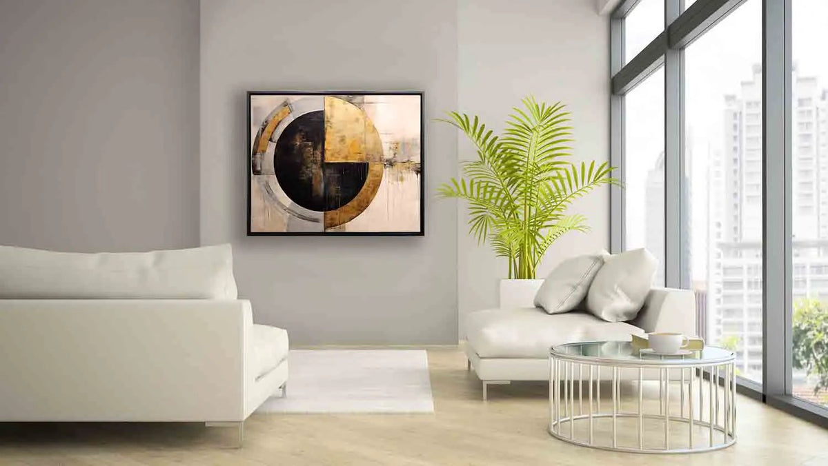 Abstract Sun -Canvas print- Modern Art by Gtaart.ca