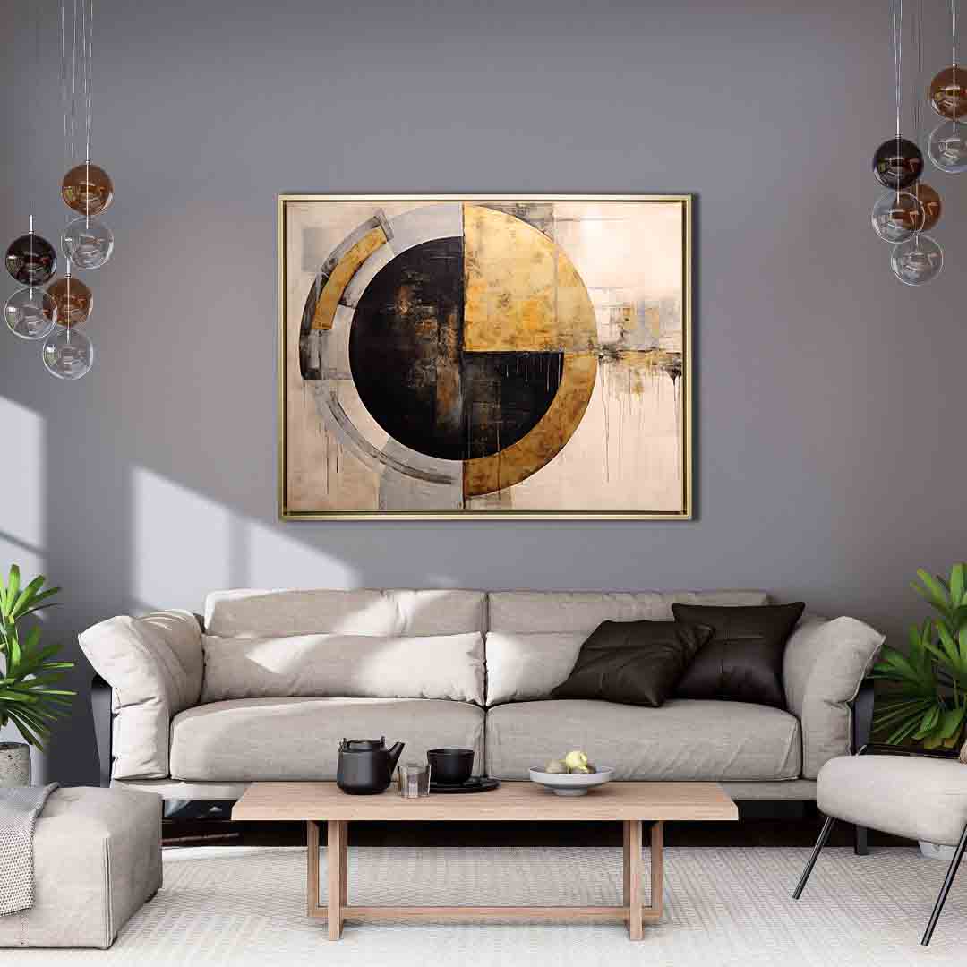 Abstract Sun -Canvas print- Modern Art by Gtaart.ca