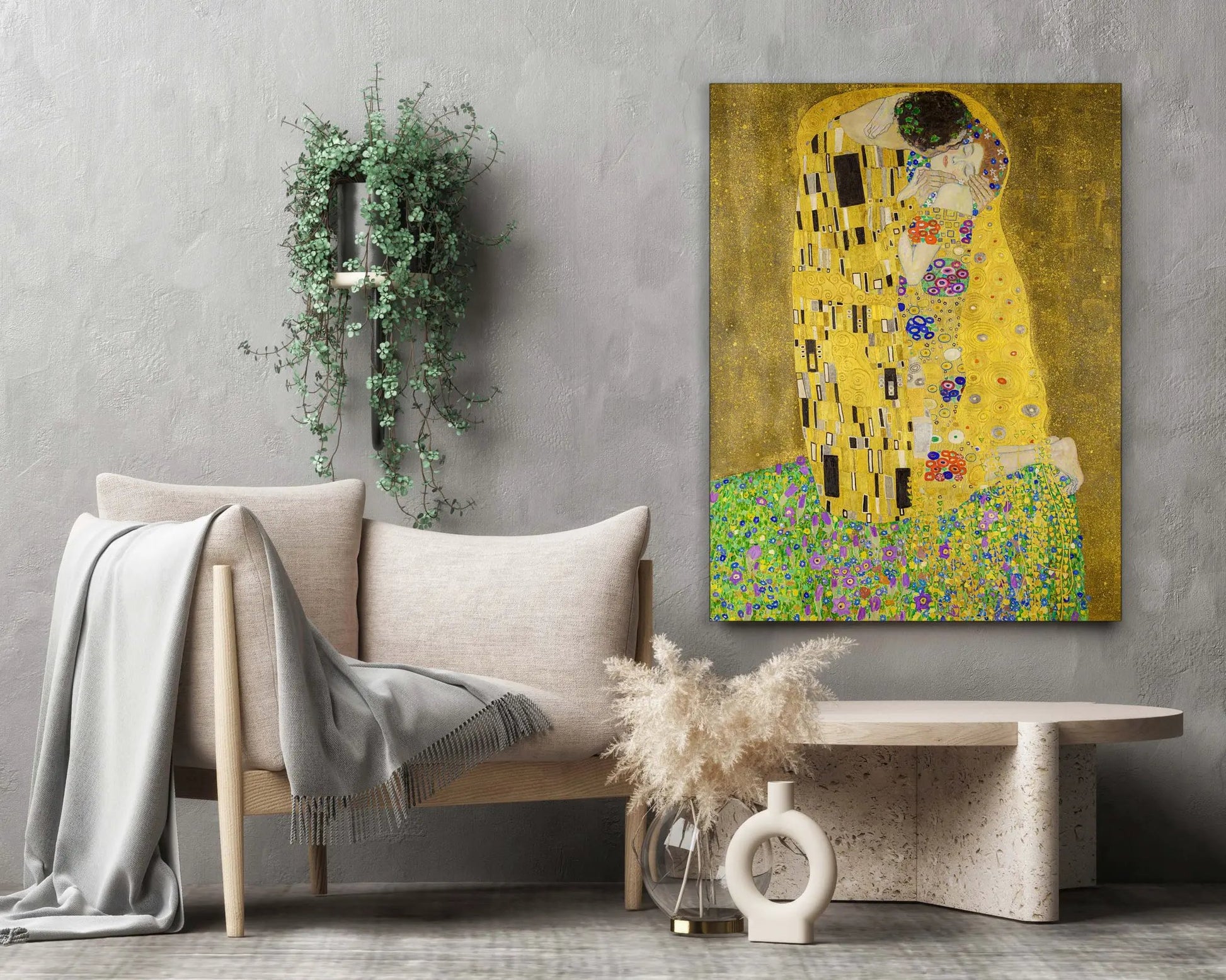 " The Kiss" Fine Art-Gold varnish by Gtaart.ca