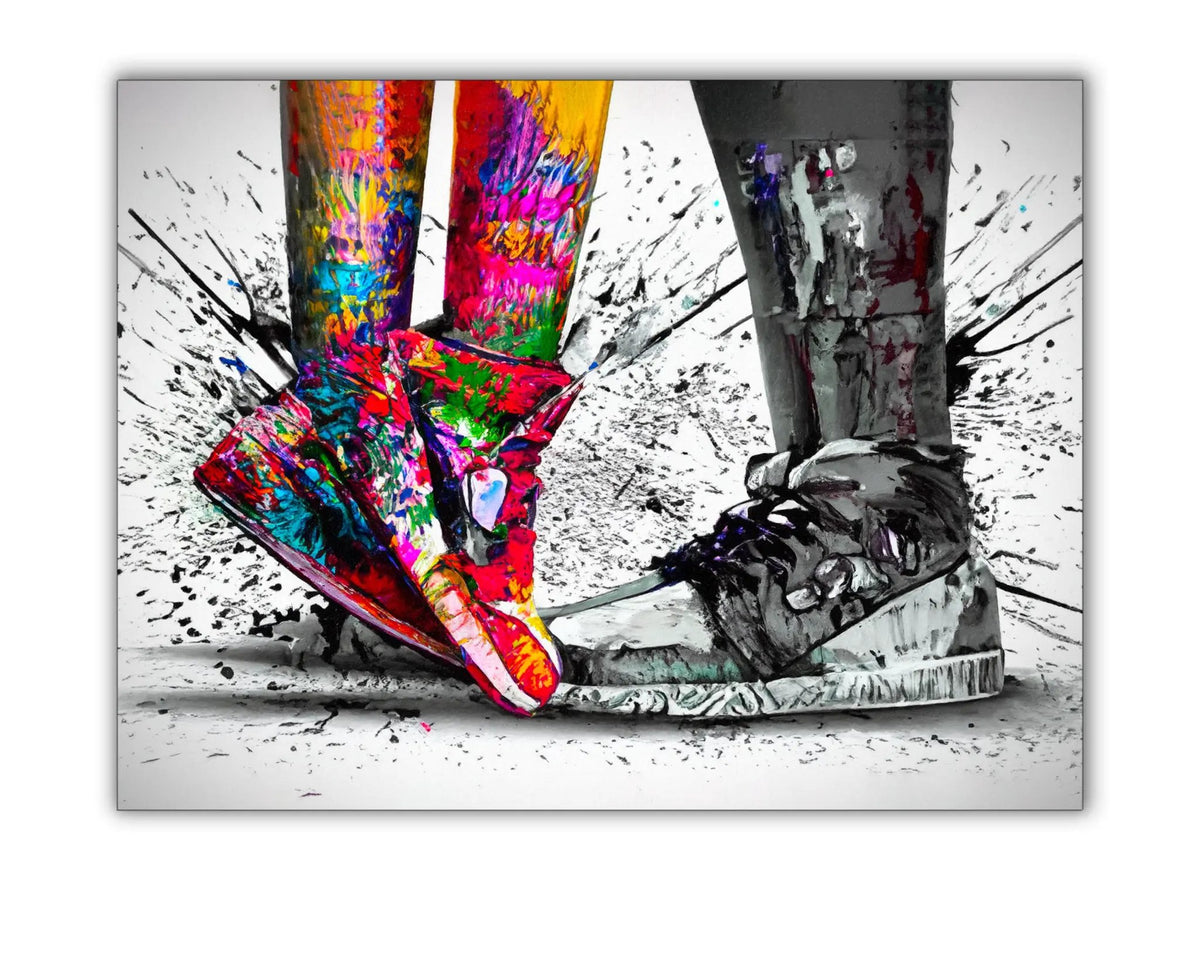 Canvas Wall Art- The encounter- Wall Decor by Gtaart.ca