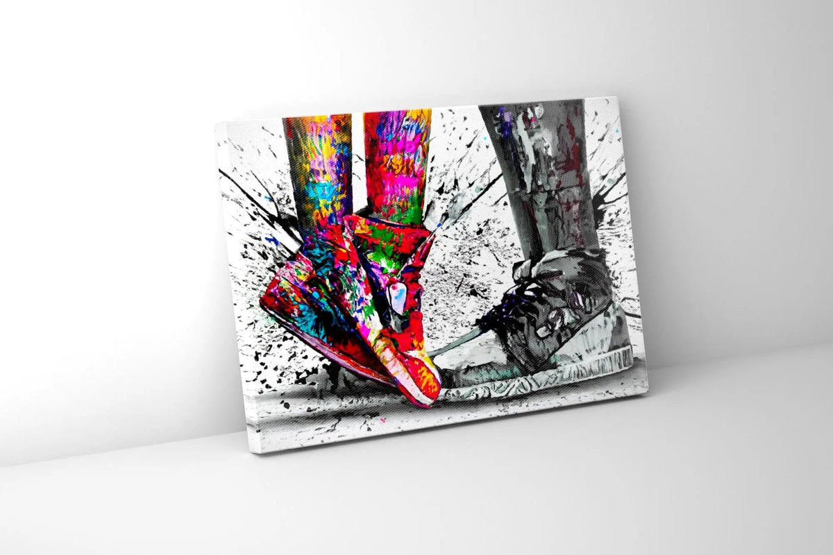 Canvas Wall Art- The encounter- Wall Decor by Gtaart.ca