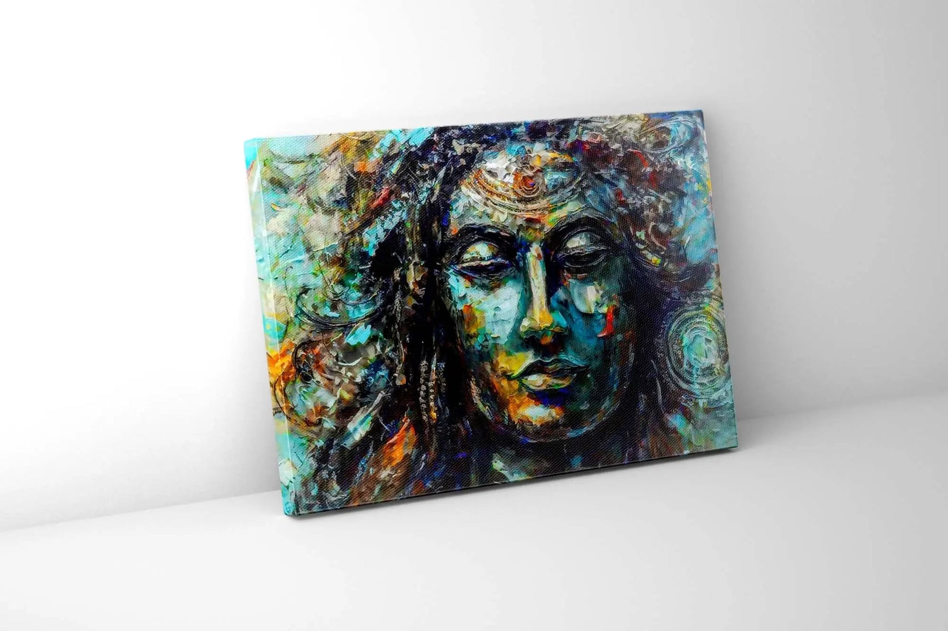 Shiva Canvas Wall Art-Indian Art- Religious Photo by Gtaart.ca