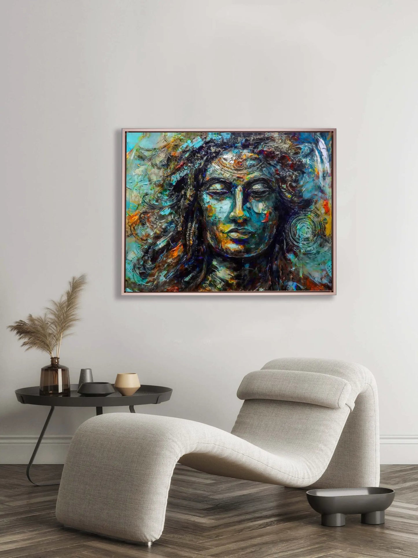 Shiva Canvas Wall Art-Indian Art- Religious Photo by Gtaart.ca