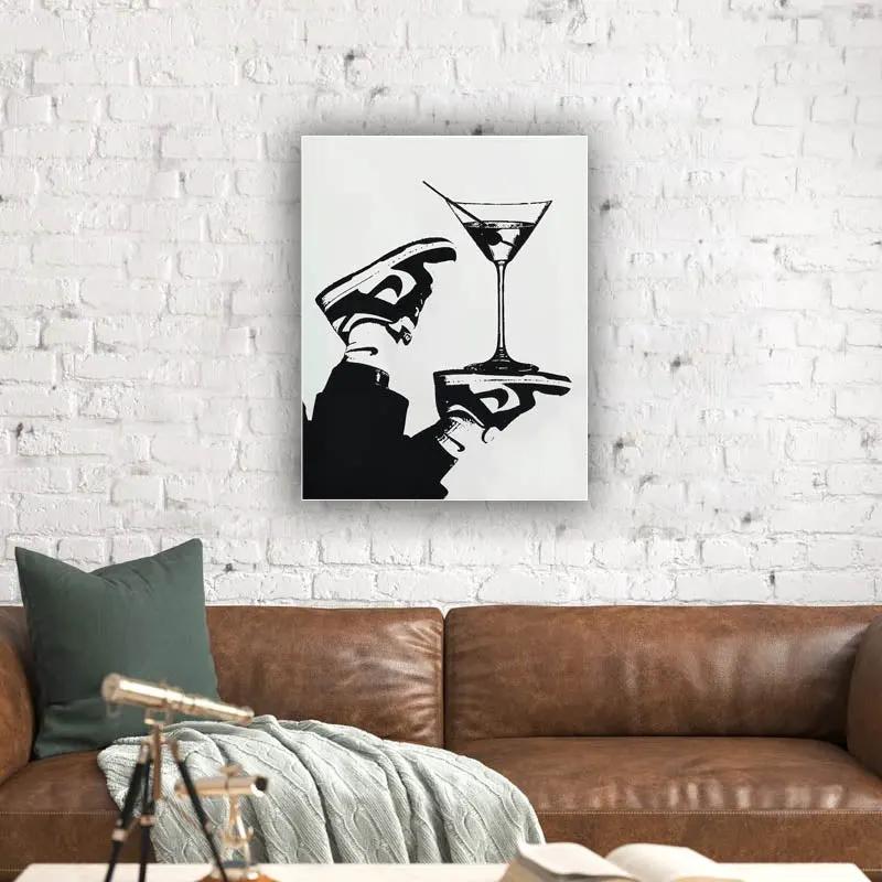 Wall Art-upside down-Canvas Printed-Artwork Decor by Gtaart.ca