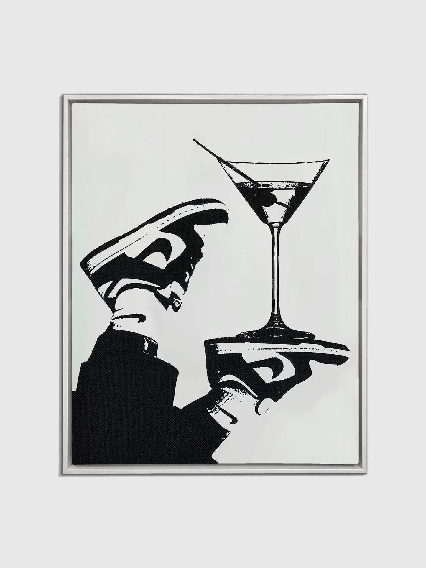 Wall Art-upside down-Canvas Printed-Artwork Decor by Gtaart.ca