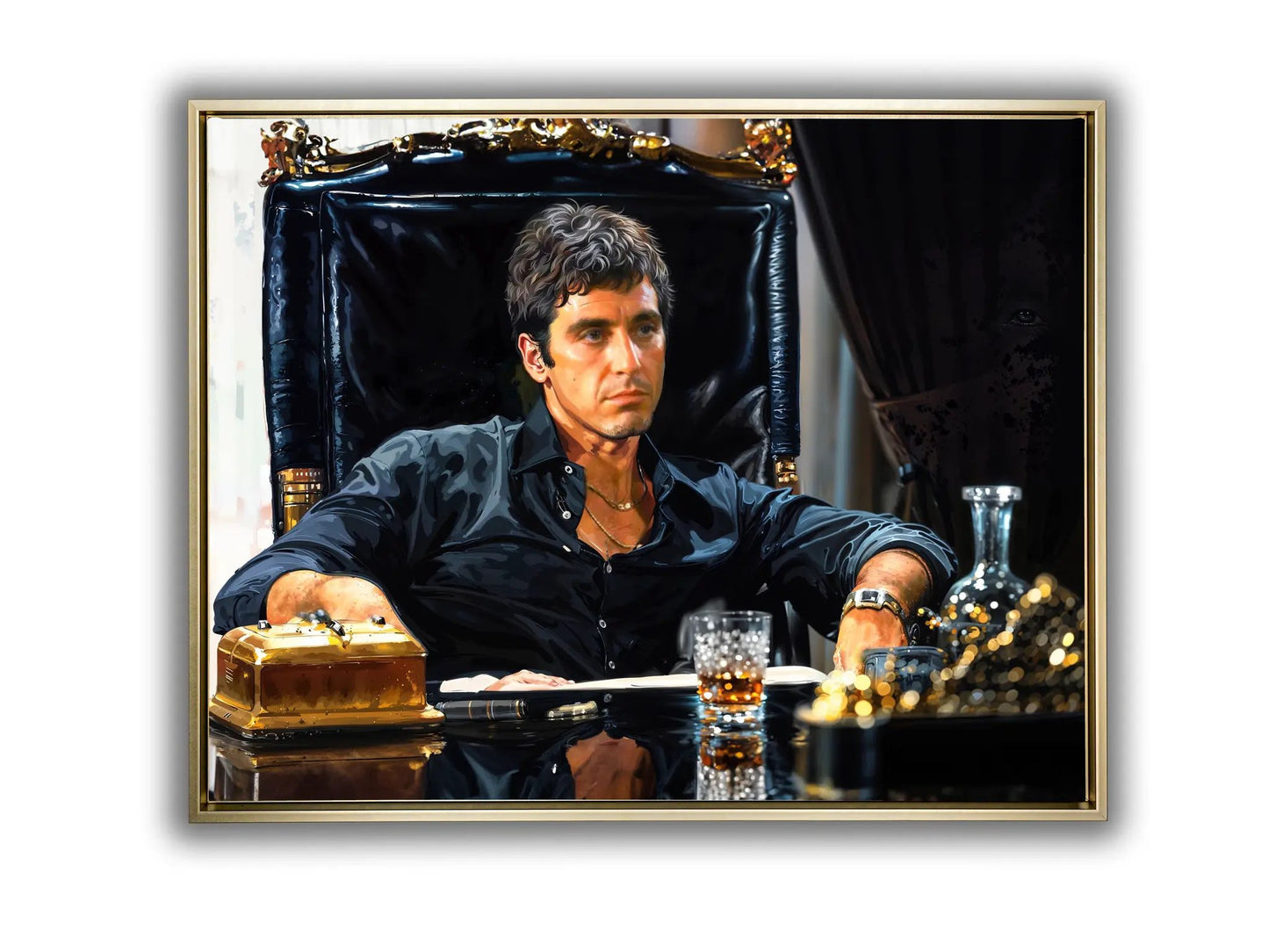 Scarface art - Canvas Print Wall Art Decor-Scene Movie by Gtaart.ca