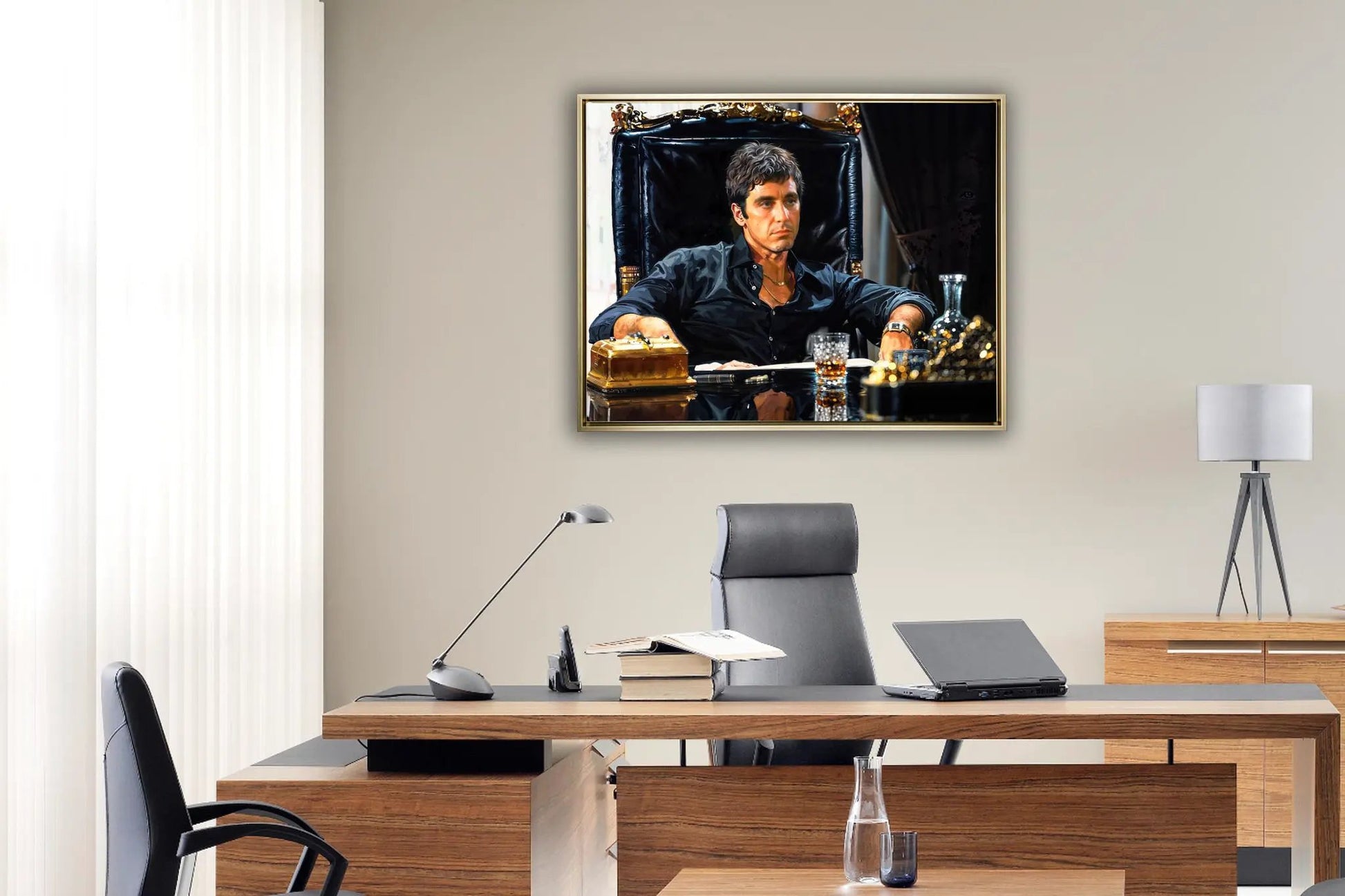 Scarface art - Canvas Print Wall Art Decor-Scene Movie by Gtaart.ca