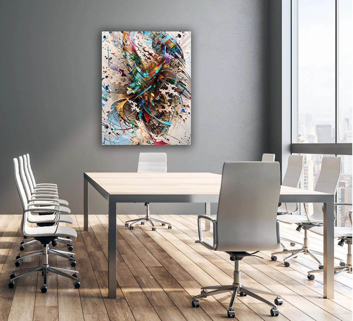Wall Art-Abstract 1-Canvas Printed-Artwork by Gtaart.ca