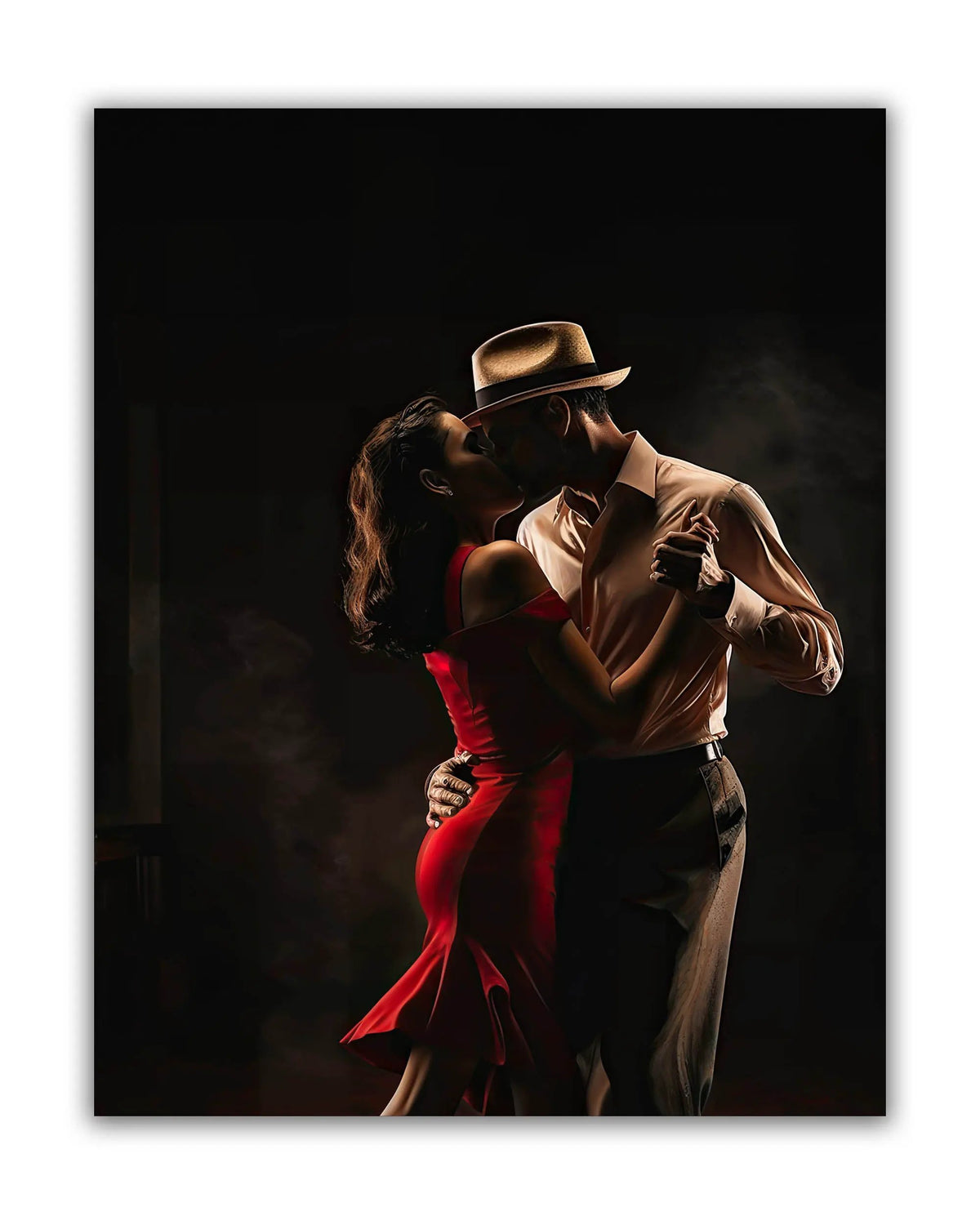 Wall Art- Tango Dance -Canvas Printed-Modern art by Gtaart.ca