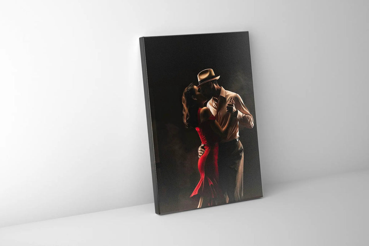 Wall Art- Tango Dance -Canvas Printed-Modern art by Gtaart.ca