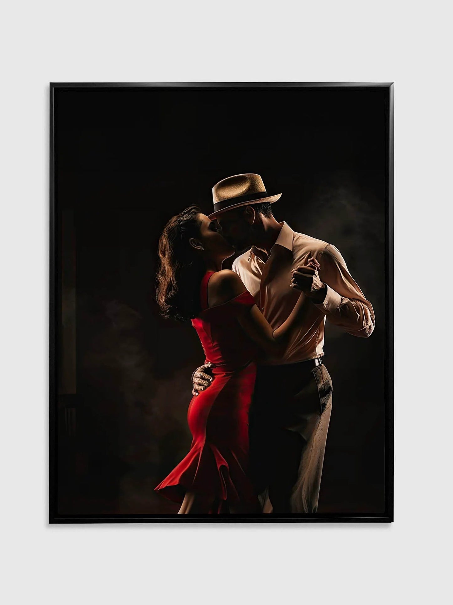 Wall Art- Tango Dance -Canvas Printed-Modern art by Gtaart.ca