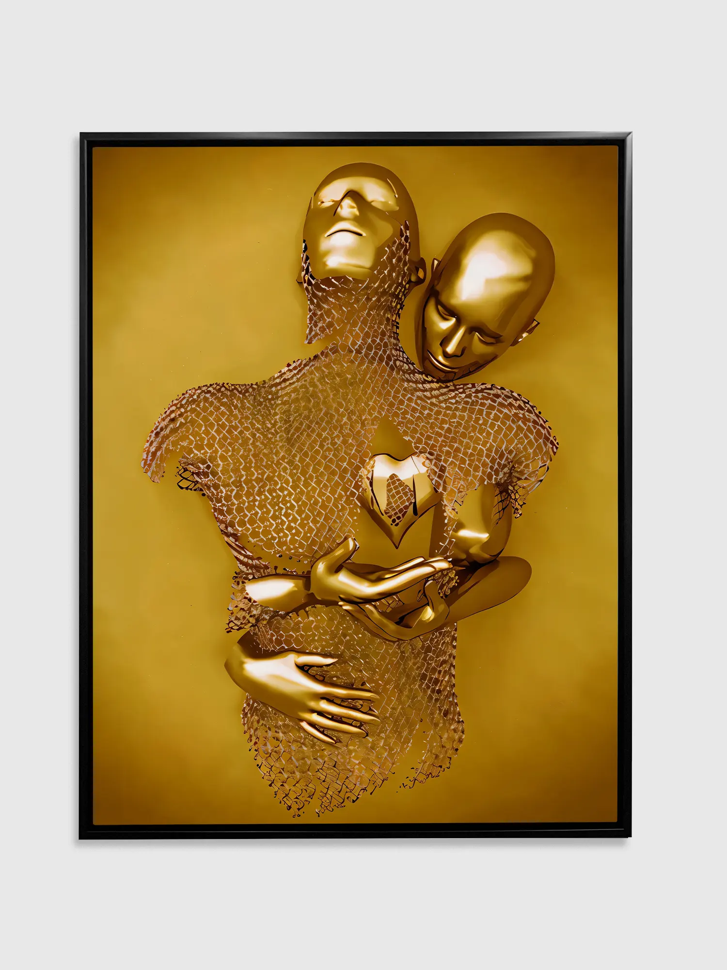 AI Love 36" x 48" Fine Art Canvas Wall Decor by GTAART.CA