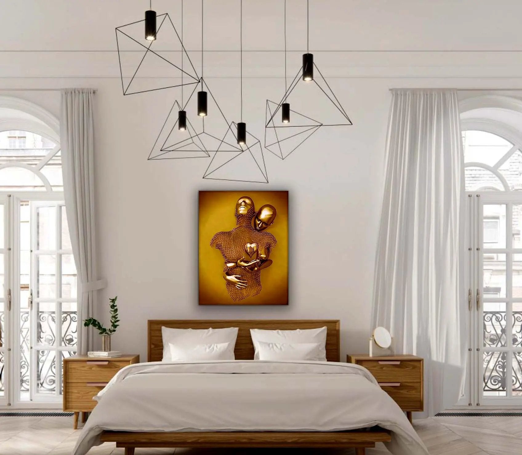 AI Love 36" x 48" Fine Art Canvas Wall Decor by GTAART.CA