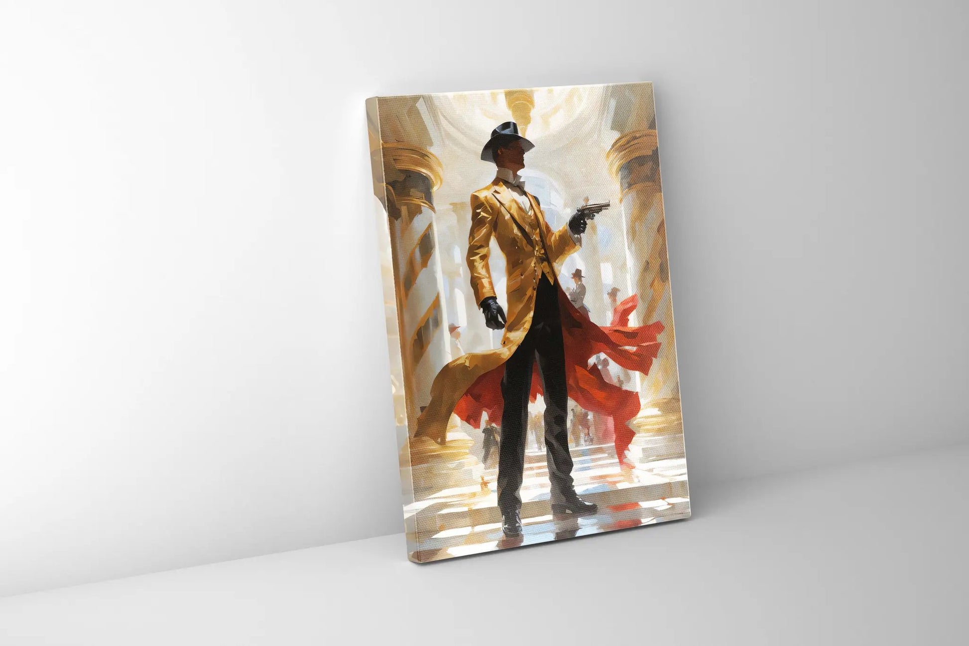 Wall Art-Back to the future Gunslinger -Canvas Printed-Artwork Decor by Gtaart.ca