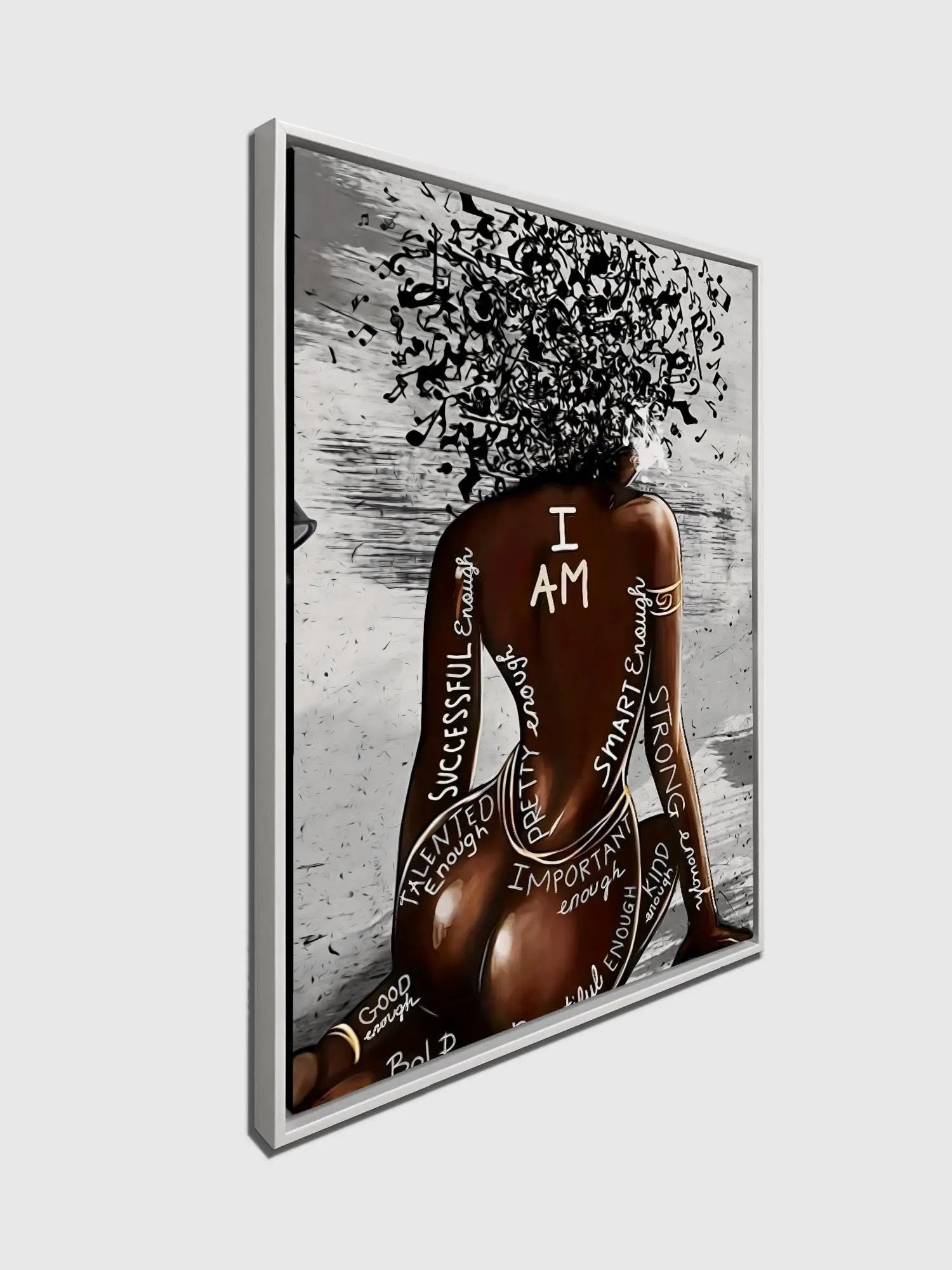 Wall Art-I AM-Canvas Printed by Gtaart.ca