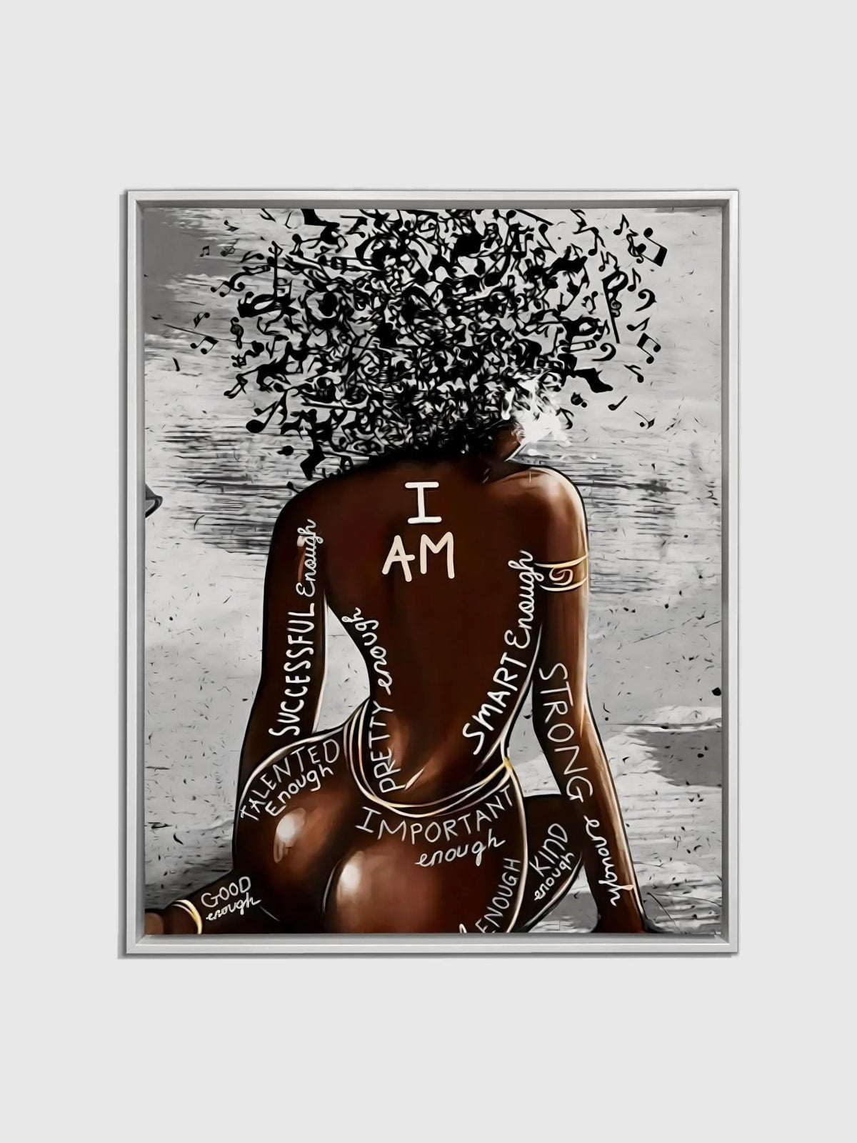 Wall Art-I AM-Canvas Printed by Gtaart.ca