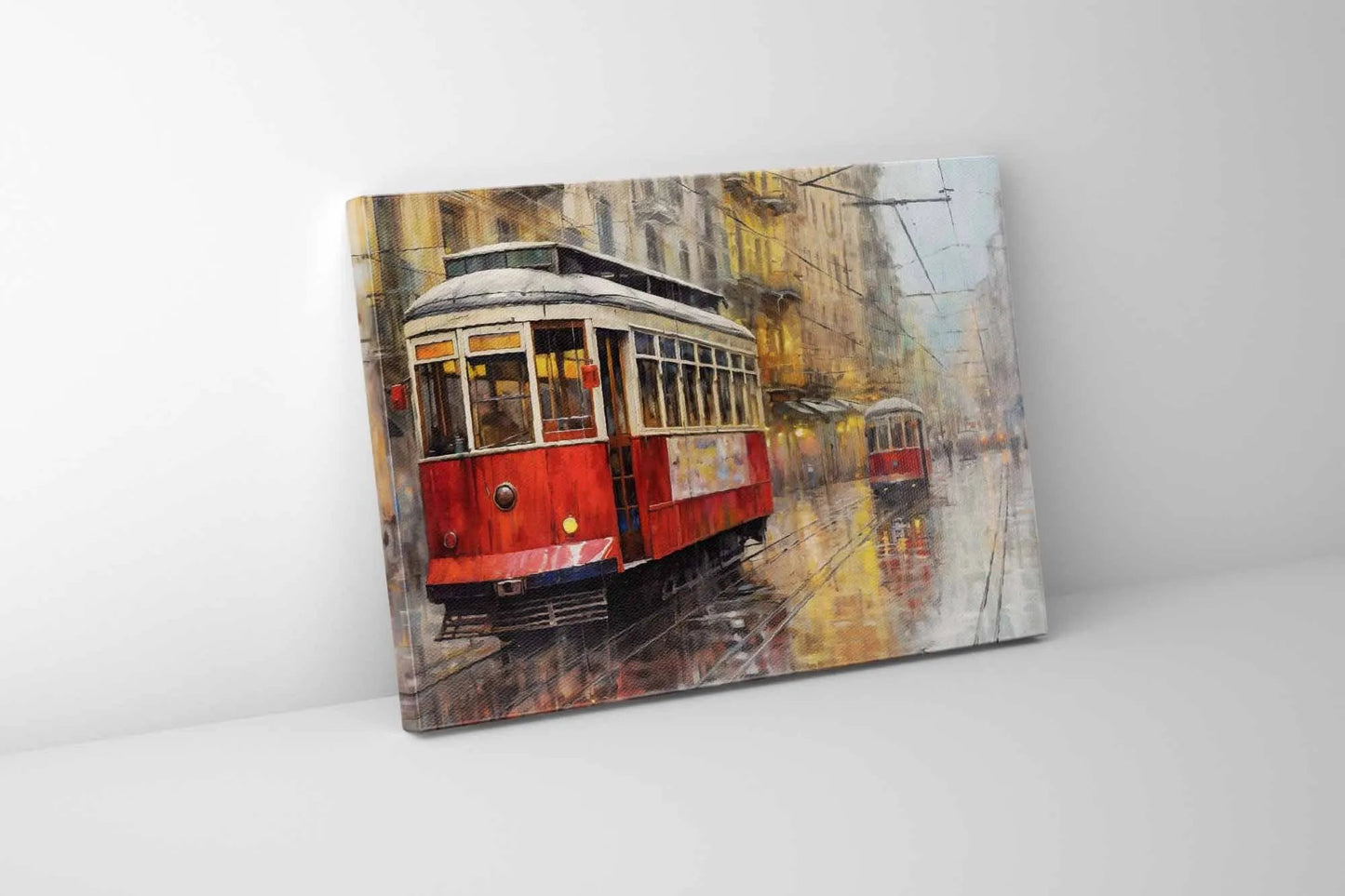 Vintage Street Car/Tram 48" x 36" by GTAART.CA