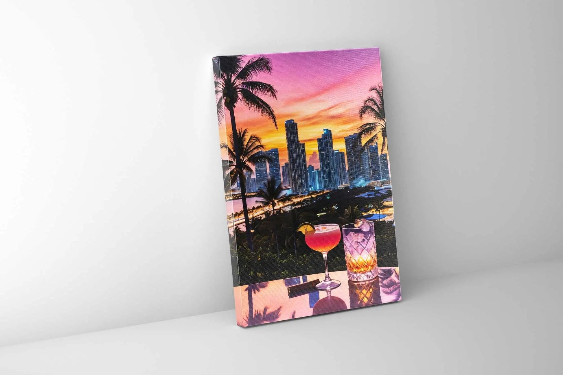 " Miami Vibe" Fine Art Canvas by GTAART.CA