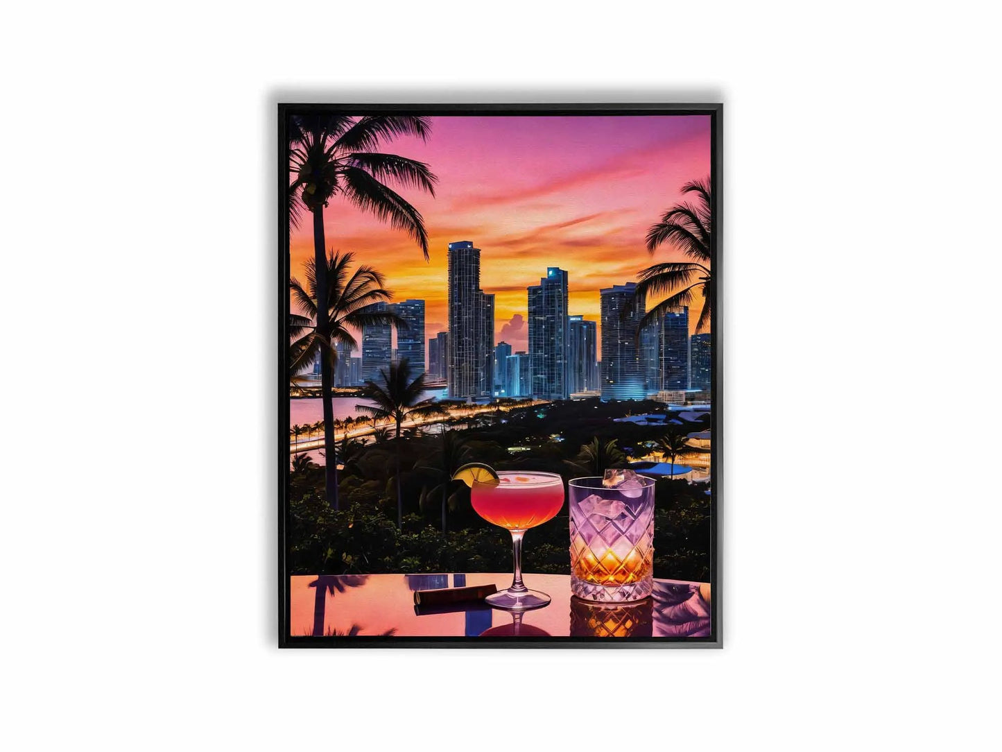" Miami Vibe" Fine Art Canvas by GTAART.CA