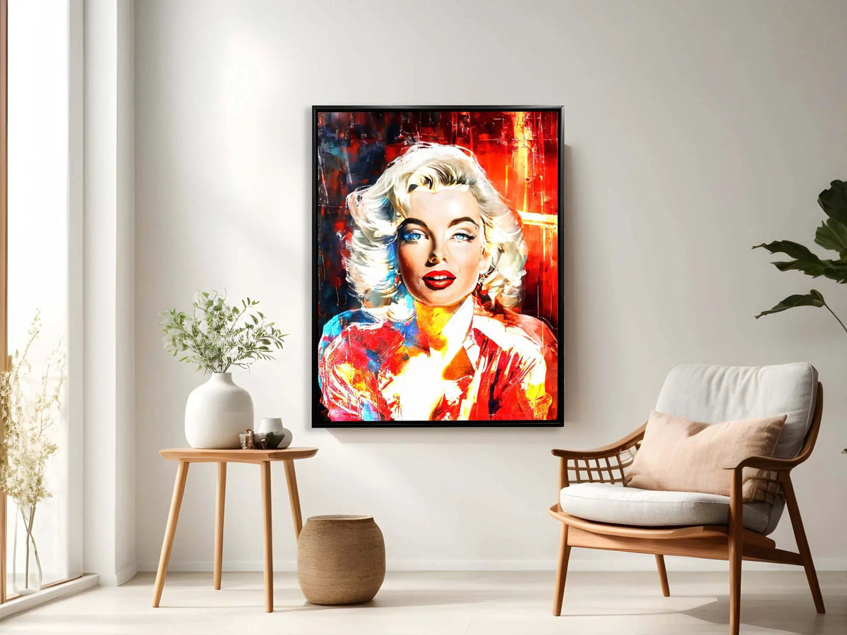 "Captivating Marylinn Monroe" 36" x 48" Fine Art Canvas by GTAART.CA