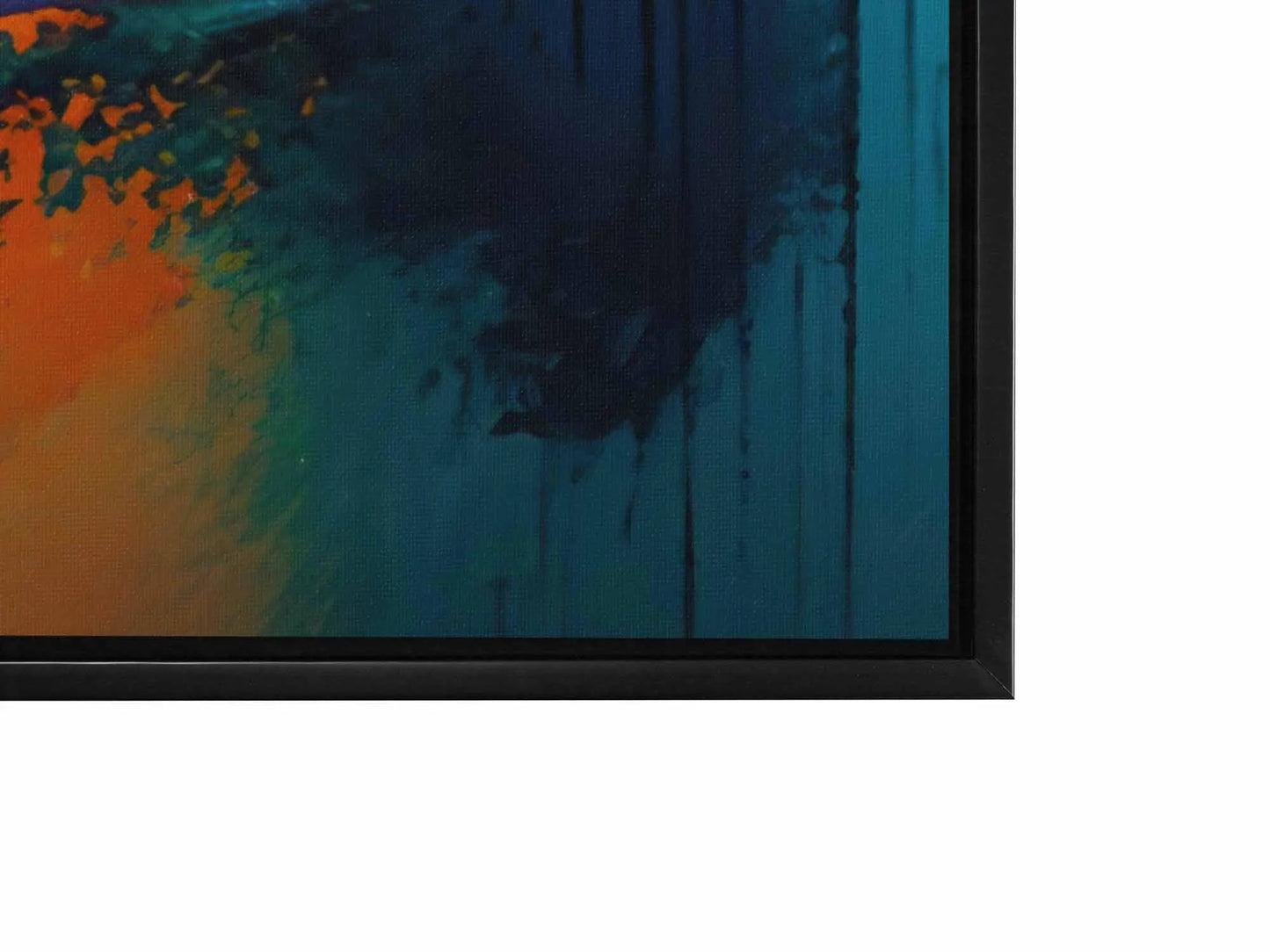 Canvas Print-Abstract Golden Blues-Wall Art by Gtaart.ca