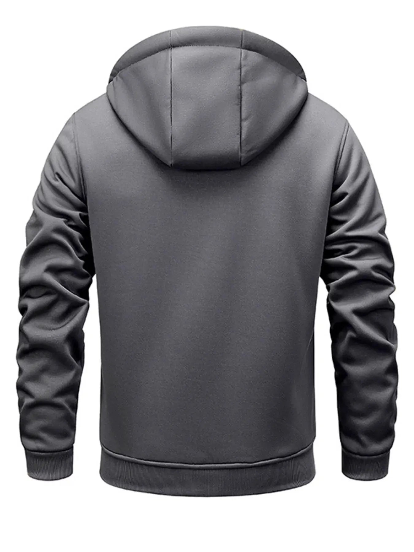 Men's Full Size Warm Fleece Lined Zip-Up Hoodie Plus Size by Partner Label