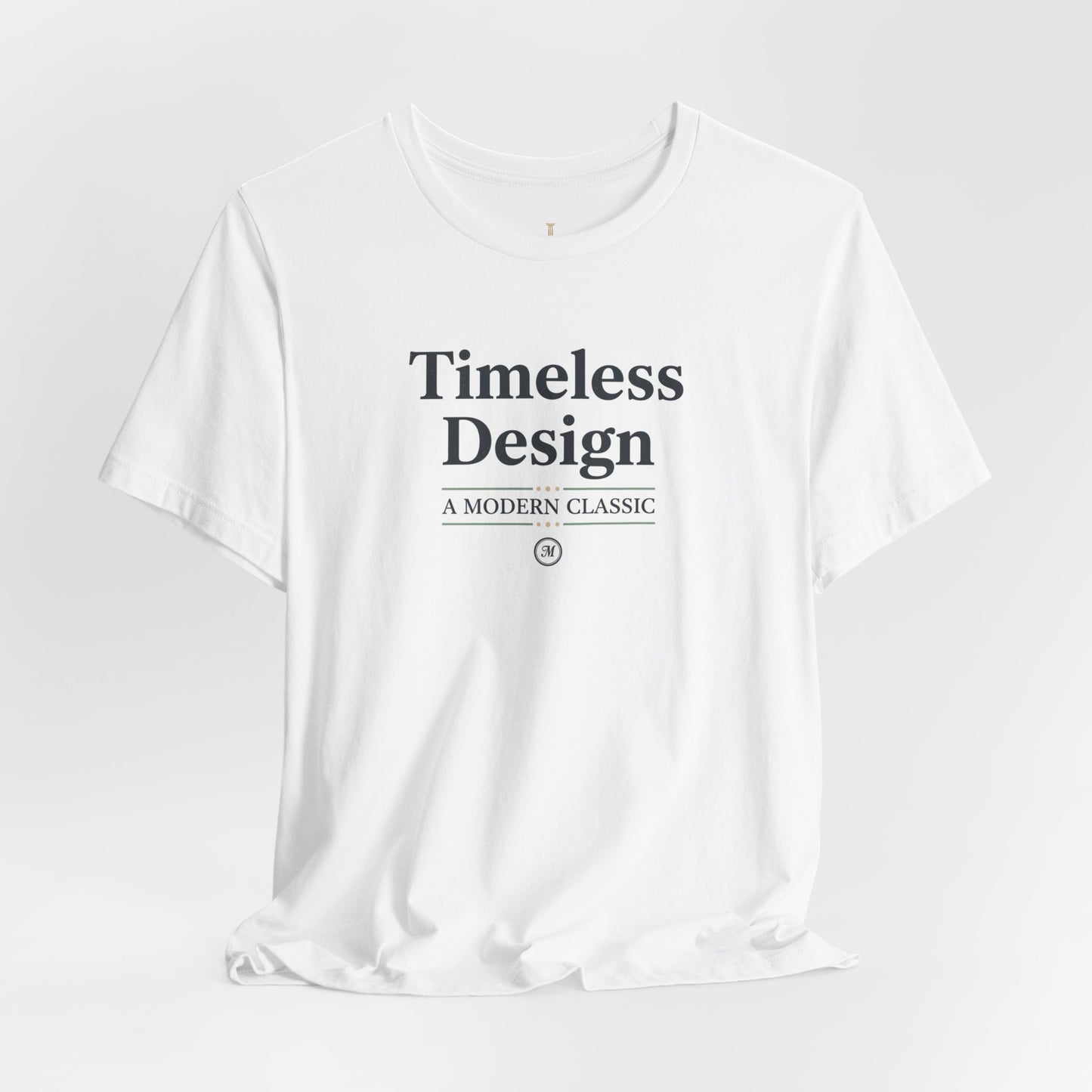 Timeless Design Serif Font Shirt | Literary Aesthetic Tee