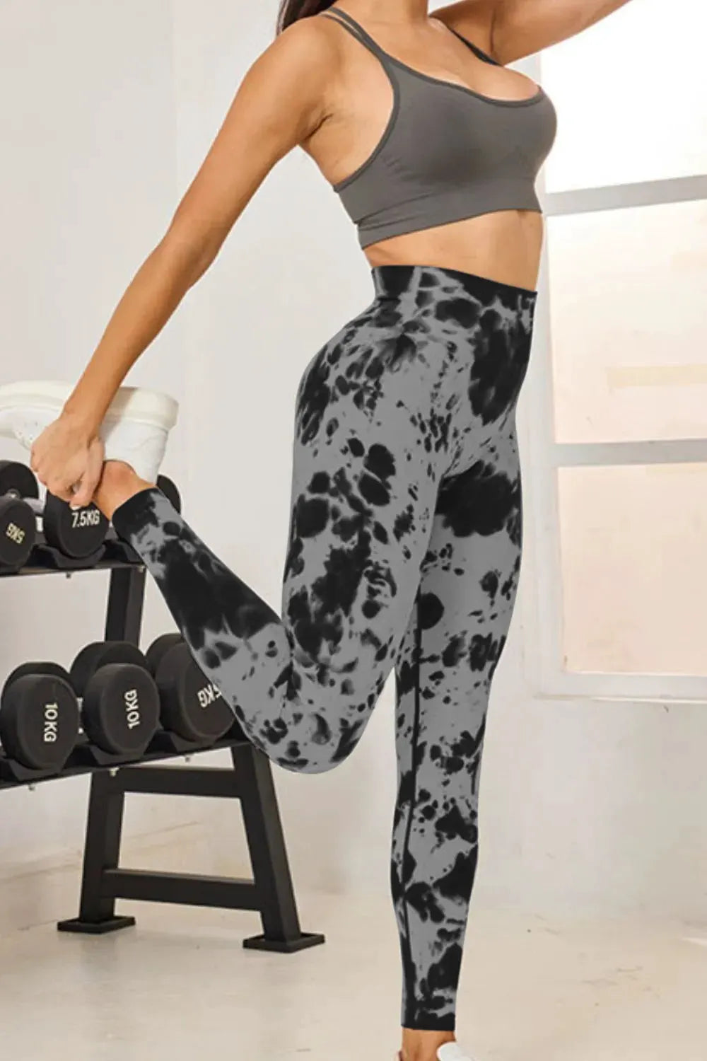Tie-Dye High Waist Active Leggings by Partner Label