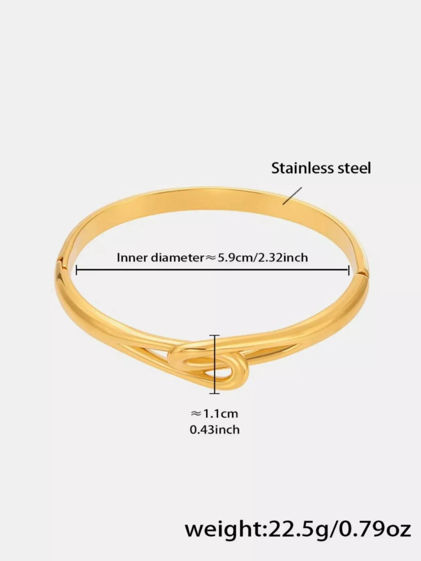 18K Gold-Plated Zircon Bracelet by Partner Label