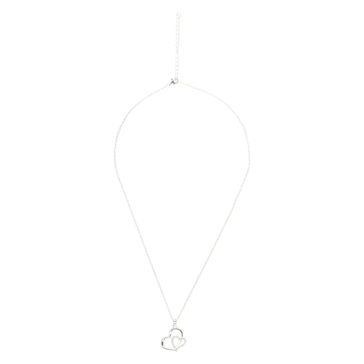 Eternity Necklace Love Heart Pave Necklace by Nichestar