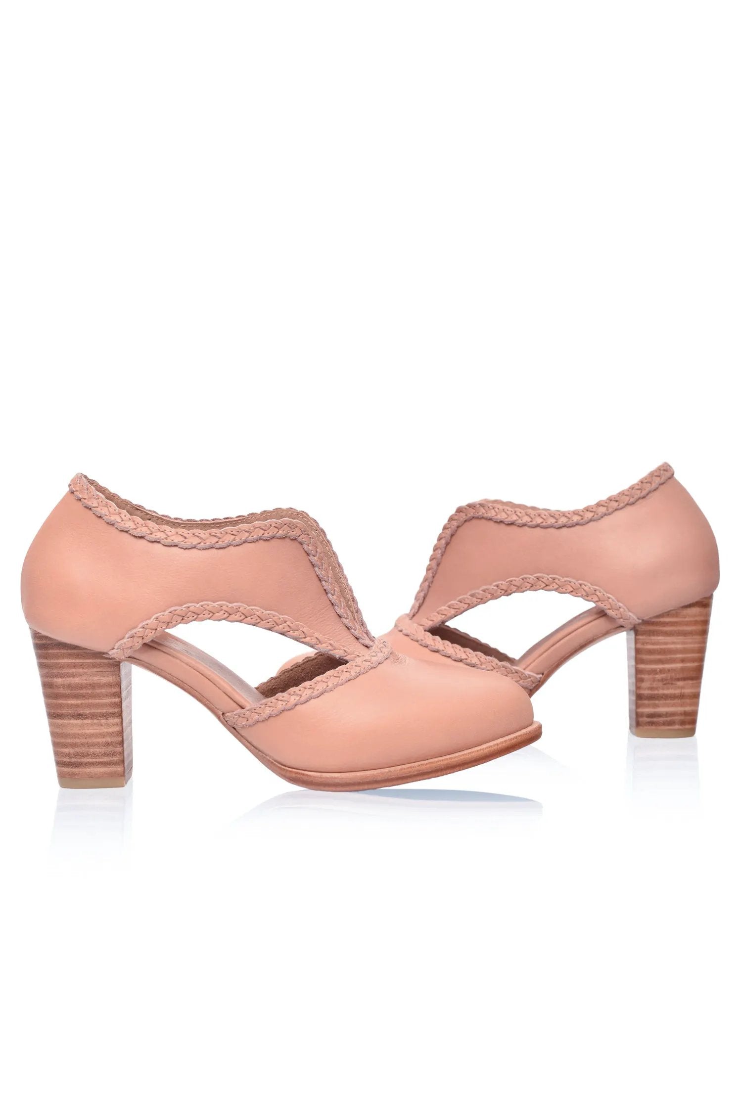 Spirit Walker Leather Heel Booties by Local
