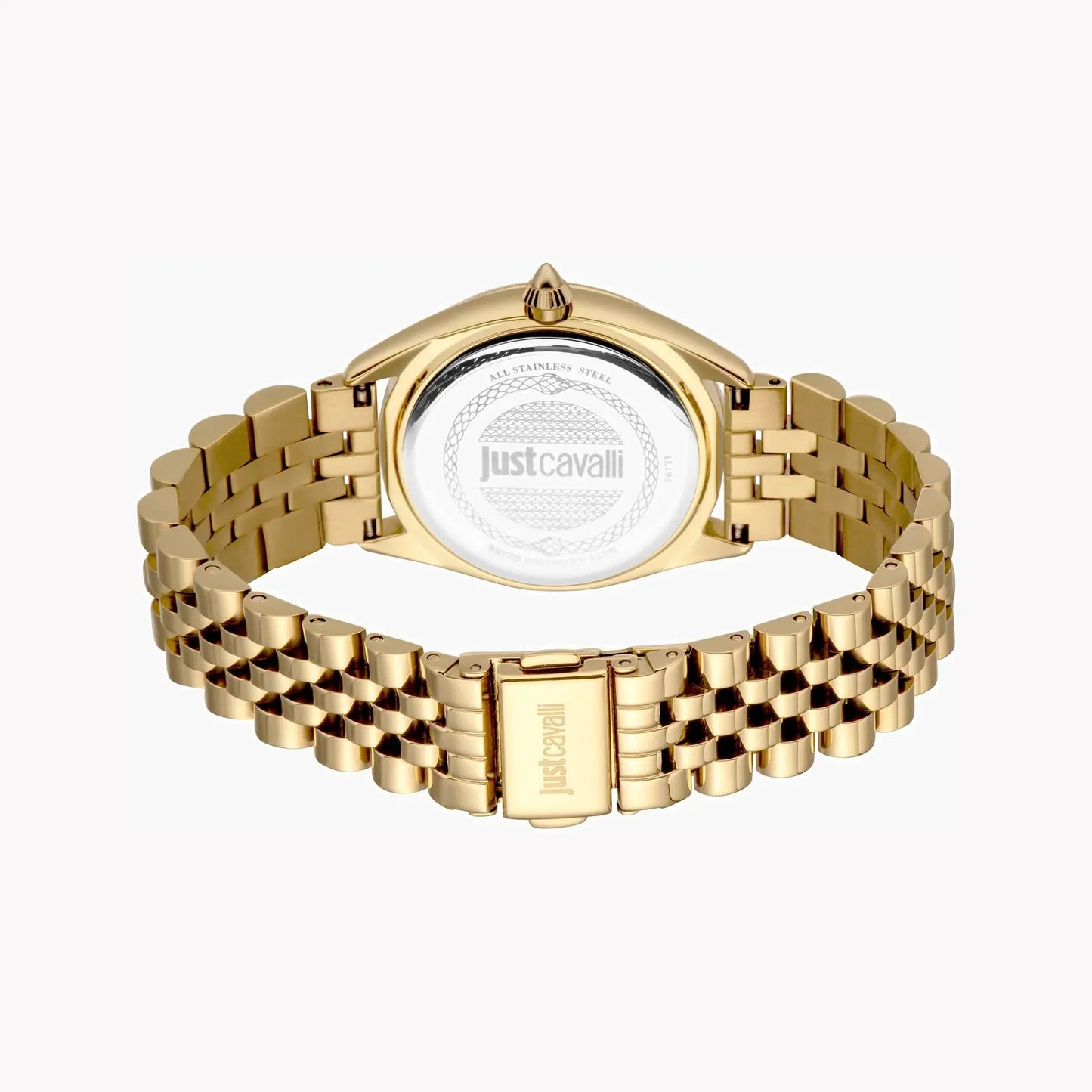 Just Cavalli Women's Gold Stainless Steel Watch, Silver Dial | Jc1l195m0355 by JUST CAVALLI