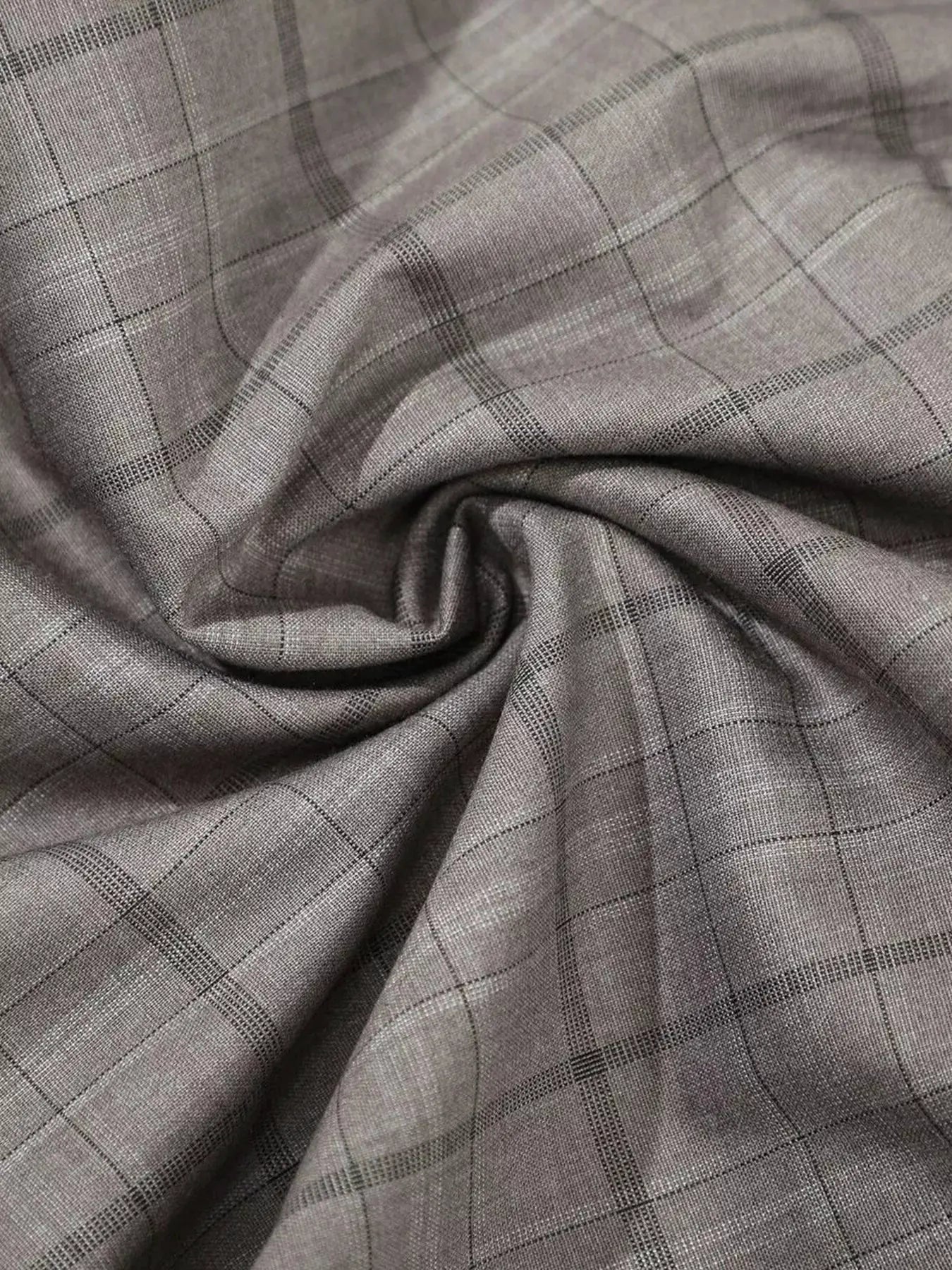 Men's Plaid Wide-Leg Pants by Trendsi