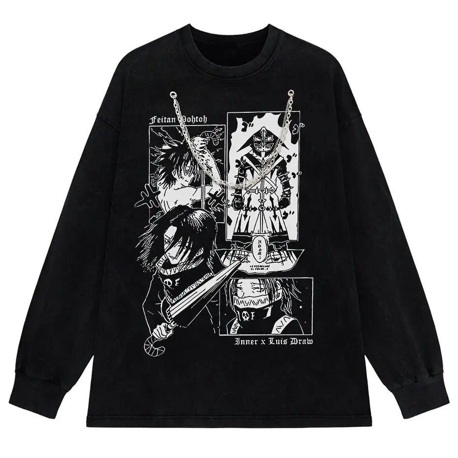 Anime Casual Cotton Short Sleeve T-Shirt by Vimost Shop