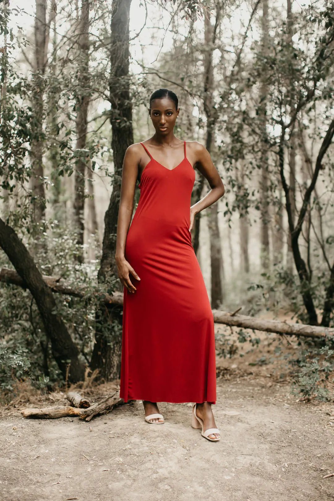 Simple Dress – Sleeveless Long Stretch Dress by Ceylan BCN