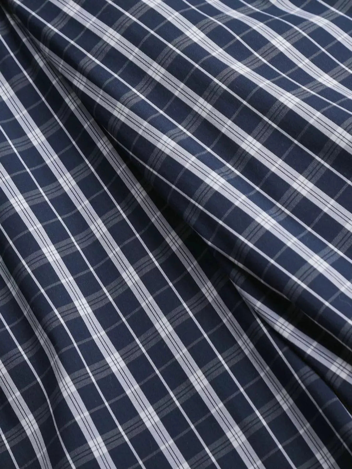 Men's Wide Leg Plaid Button-Front Pants by Trendsi