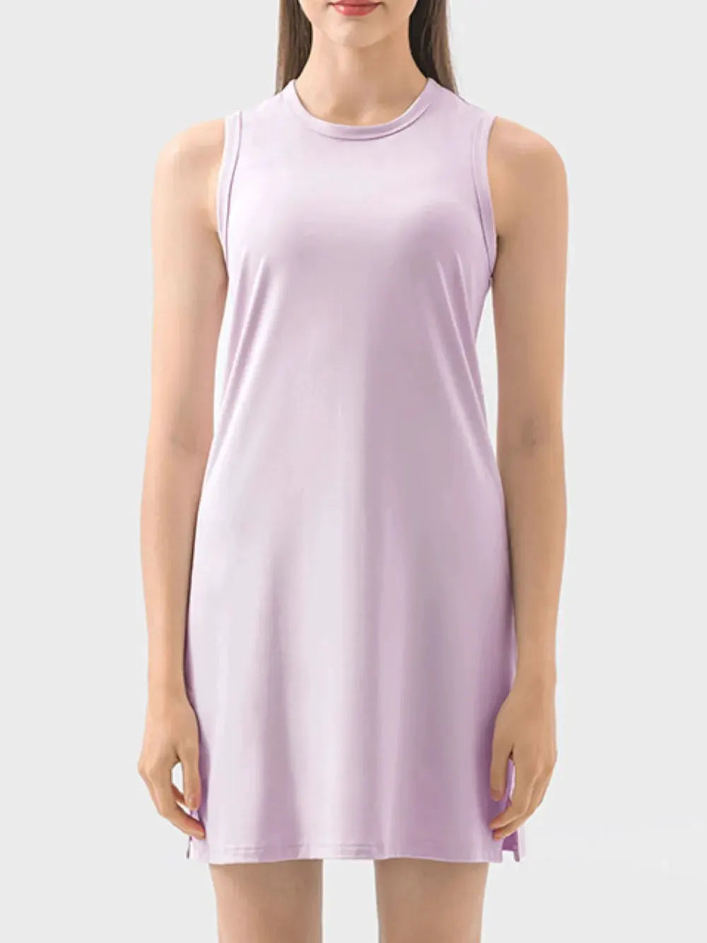 Millennia Round Neck Sleeveless Active Dress by Millennia