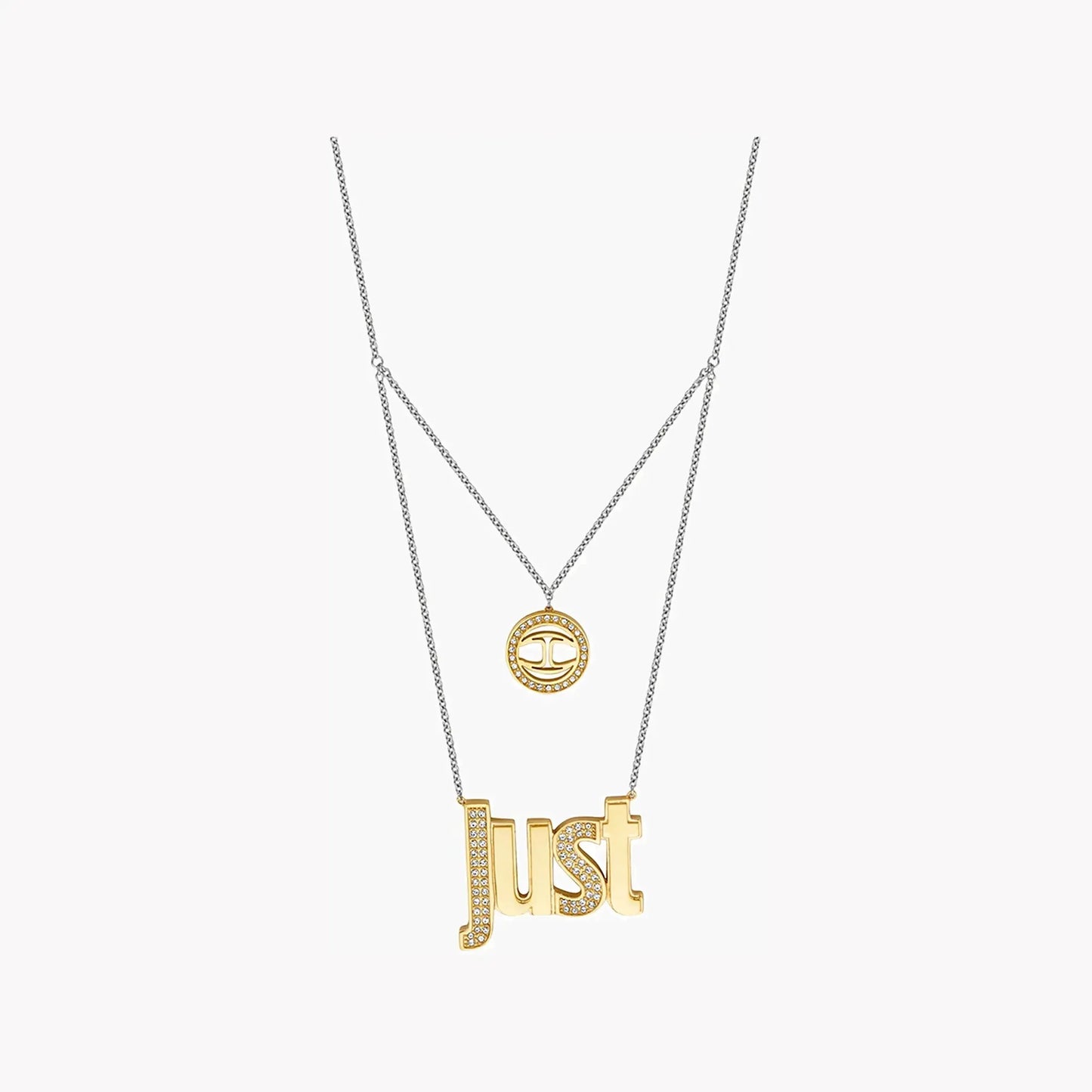 Just Cavalli Women's Silver Stainless Steel Necklace | Jcnl00600400 by JUST CAVALLI
