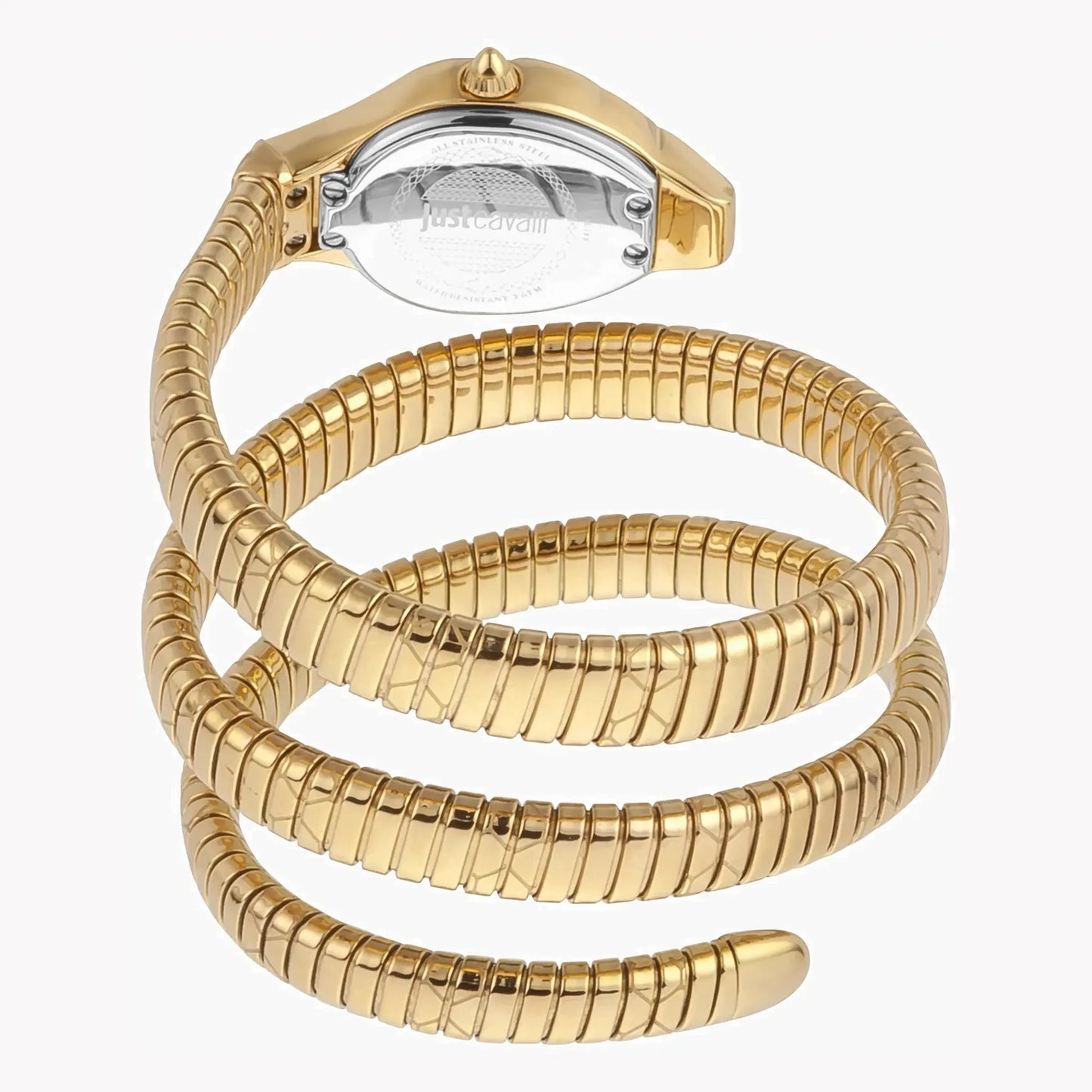 Just Cavalli Women's Gold Stainless Steel Watch, Silver Dial | Jc1l189m0035 by JUST CAVALLI