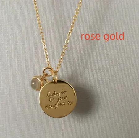 Personalized Projection Photo Necklace With Bar Necklaces Engraving Name by Maiden-Art