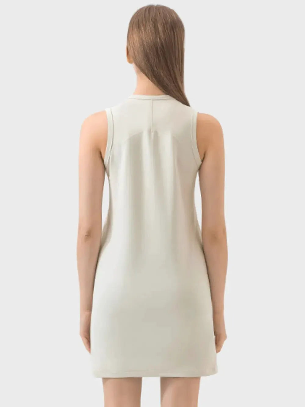 Millennia Round Neck Sleeveless Active Dress by Millennia