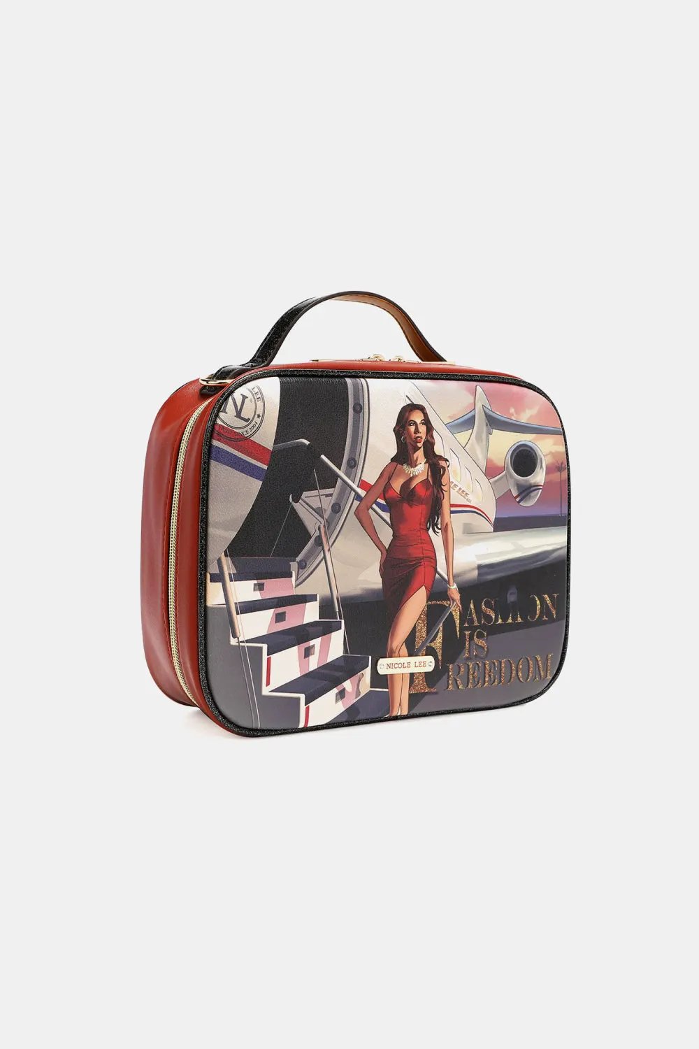 Nicole Lee USA Printed Handbag with Three Pouches by Nicole Lee USA