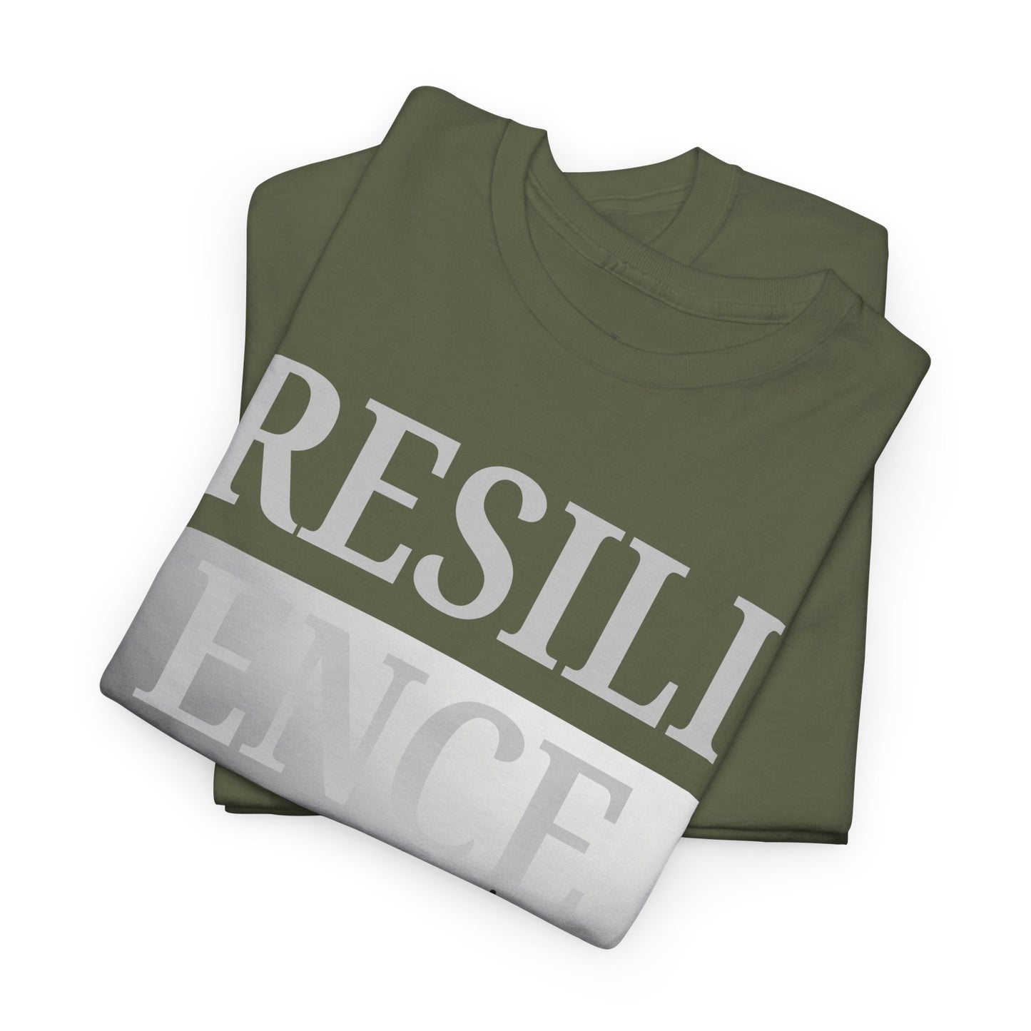 Resilience Graphic T Shirt | Minimalist Motivational Photo Print Unisex Tee